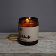 Load image into Gallery viewer, Solitude Scent. Winter Warmer. Fresh and spicy. Features nutmeg, patchouli and ginger notes. Soy wax candle. Long lasting eco scent.