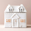 Load image into Gallery viewer, Ceramic House Wax Melt Burner with Festive Nordic Design