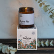 Load image into Gallery viewer, Natural-wax winter scented candle with pine and eucalyptus notes