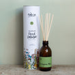 Load image into Gallery viewer, Reed Diffuser - Renaissance Man. Reed Diffuser - Renaissance Man. Renaissance Man Botanical Wax Melt Bar. Perfect for summer. Manly scent.. Olive Leaf, Bergamot, Thyme. Mediteranian fragrance. Hand poured soy derived diffuser made of natural ingredients. Perfect for summer time scenting. Room filling diffuser with 6 natural rattan reeds and comes in a beautoful presentation box, which features wild flowers and animals on it. Cottage core in its sttyle, it is perfect for nature lovers.