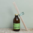 Load image into Gallery viewer, Reed Diffuser Masculine Scent. Reed Diffuser - Renaissance Man. Renaissance Man Botanical Wax Melt Bar. Perfect for summer. Manly scent.. Olive Leaf, Bergamot, Thyme. Mediteranian fragrance. Hand poured soy derived diffuser made of natural ingredients. Perfect for summer time scenting. Room filling diffuser with 6 natural rattan reeds and comes in a beautoful presentation box, which features wild flowers and animals on it. Cottage core in its sttyle, it is perfect for nature lovers.