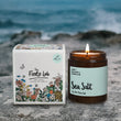 Load image into Gallery viewer, Coastal Hand Poured Artisan Sea Salt Candle.