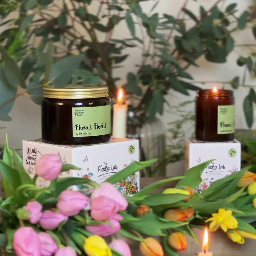 Flora's Florist Coconut & Rapeseed Wax Candle