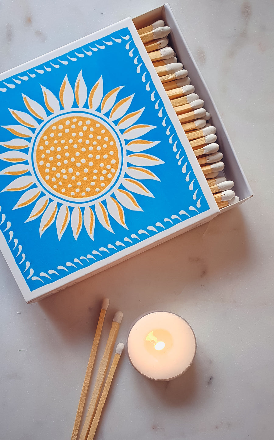 Sunshine Luxury Letterpress Match Box