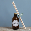 Load image into Gallery viewer, Alpine Air pine reed diffuser with rattan reeds and Christmas tree fragrance. Long lasting,strng smelling diffuser. small business uK 
