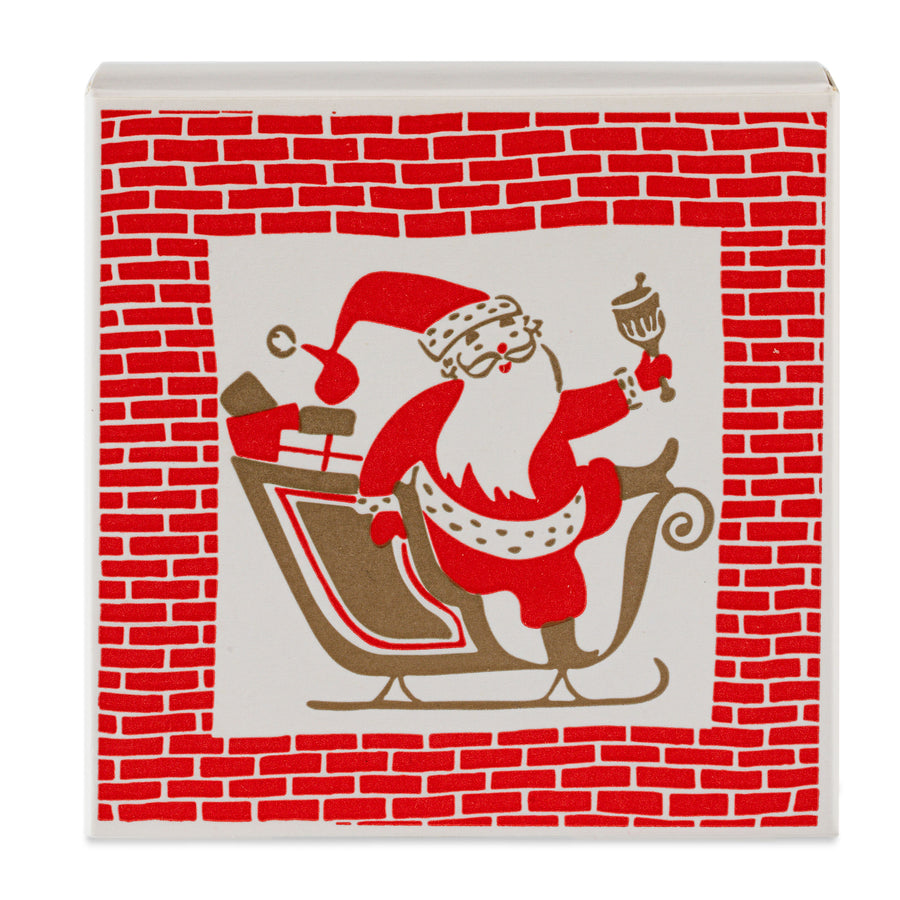 Father Christmas Luxury Letterpress Match Box