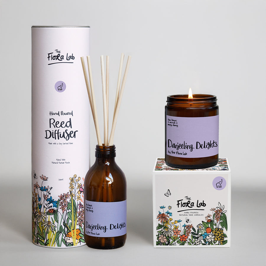 Tea Scented Candle & Diffuser Bundle