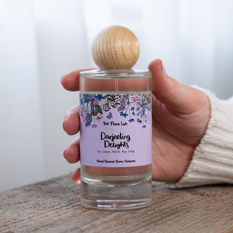 Darjeeling Delights Room Spray - Tea Leaves, Neroli & May Chang