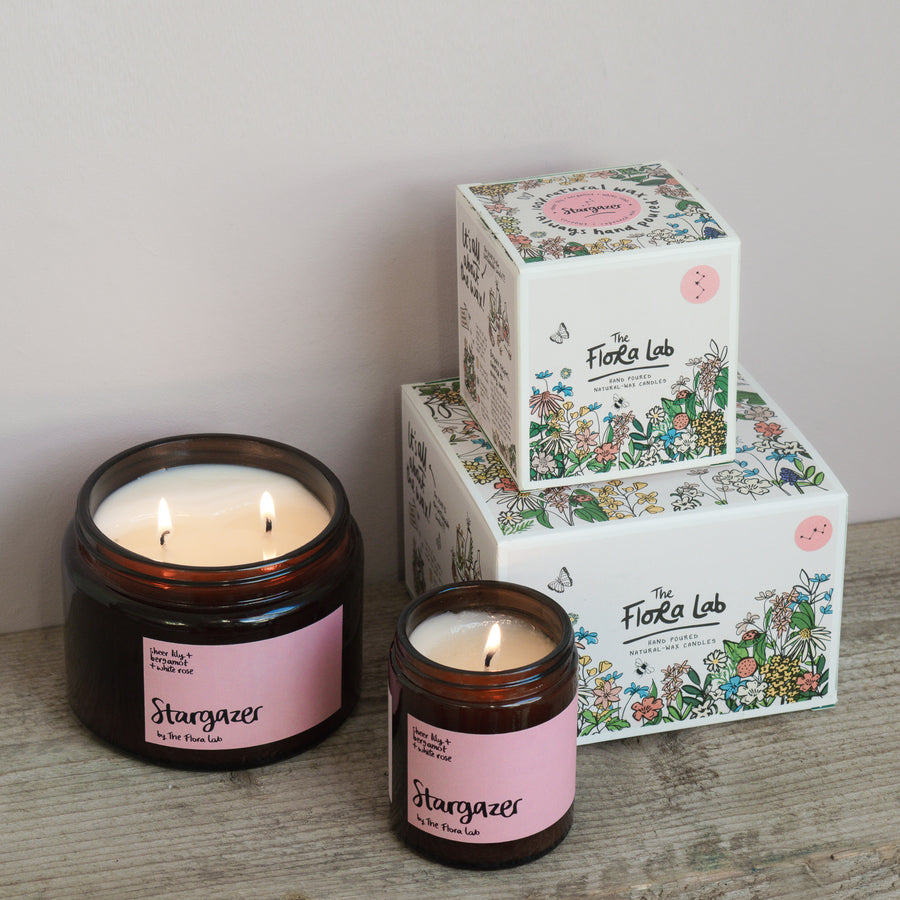 Stargazer Scented Natural Wax Candle for her