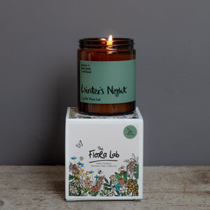 <b>Winter's Night Soy Coconut & Rapeseed Wax Candle</b> <br> Incense + Birch Bark + Patchouli