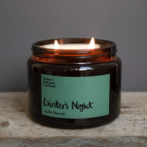 <b>Winter's Night Soy Coconut & Rapeseed Wax Candle</b> <br> Incense + Birch Bark + Patchouli