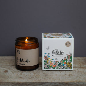 <b>Solitude Soy Wax Candle</b> <br> Nutmeg + Patchouli + Ginger