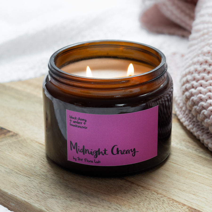 Midnight Cherry Soy & Coconut Wax Candle