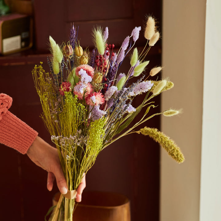 Dried Wildflower Bouquet - Purple Dusk