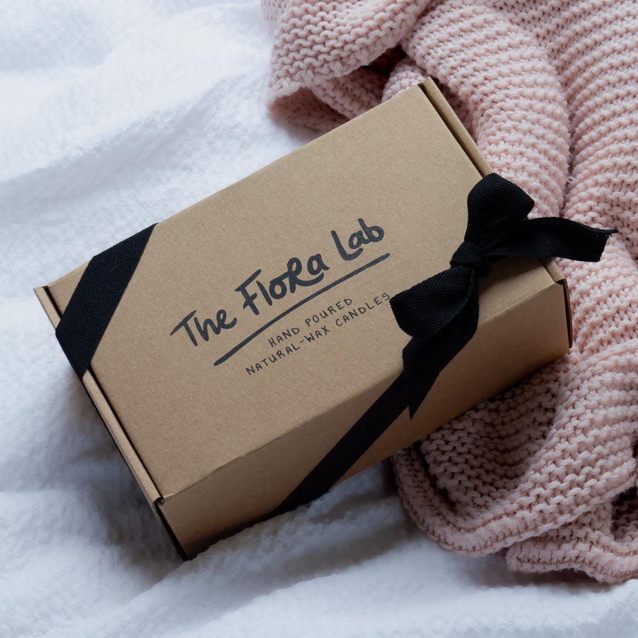 Our sustainably sourced gift boxes are made with sustainable materials, filled with sustainable scent and feature a hand tired cotton ribbon. Perfect for gifts, such as birthday presents, housewarming and sympathy gifts. Bespoke and customisable gift boxes UK. 