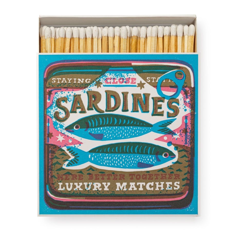 Sardines Luxury Letterpress Match Box  