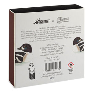 The Golden-eye Duck Natural History Museum Luxury Matches