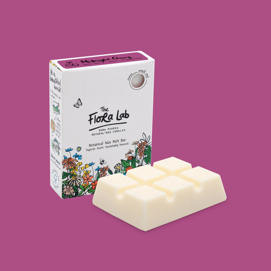 Midnight Cherry scent which features Black Cherry, golden ambers & frankinsense. Very sexy and made for the night time. Tom Ford Dupe. Berry beautiful. Hand poured natural soy wax melts. Long lasting and powerful scent. Plastic free and sustainable packaging botanical wax melts. These scented wax tarts are made by a small business. 