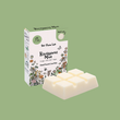 Load image into Gallery viewer, Citrus wax melts with olive leaf and cedarwood in a compostable botanical box, a plant-based wax melt bar by The Flora Lab
