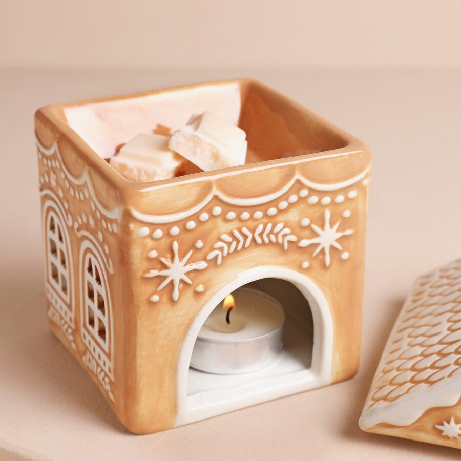 Gingerbread House Christmas Wax Melt Burner