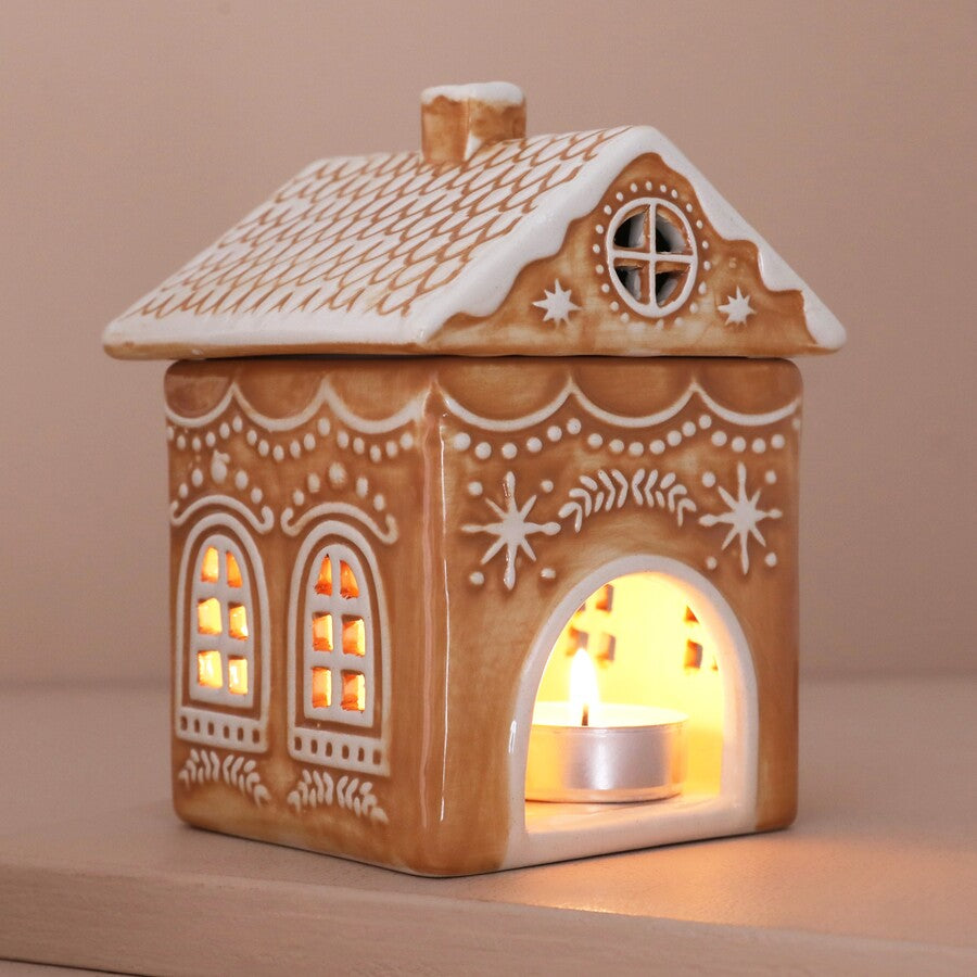 Cute Gingerbread House Wax Burner