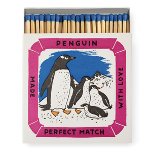 Luxury Letterpress Matches - Perfect Penguins