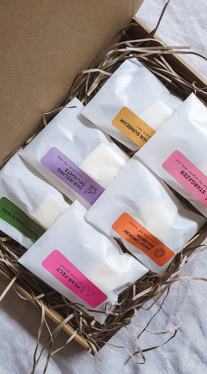 Handcrafted Wax Melt Selection Box Perfect for Scent Sampling