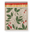 Load image into Gallery viewer, Matches with red tips in a box featuring strawberry and leaf pattern
