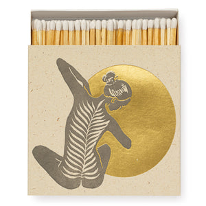 Luxury Matches Gift Box. Perfect for yogis. Gifts for yogis. These eye catching Letterpress match boxes are the perfect accompaniment to your candle. Beautifully designed via vintage Victorian Letterpress techniques, resulting tactile, hand crafted keepsakes. Great candle accessory or a small token present. Made by a small business. 