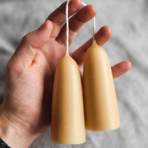 Hand dipped Beeswax candles