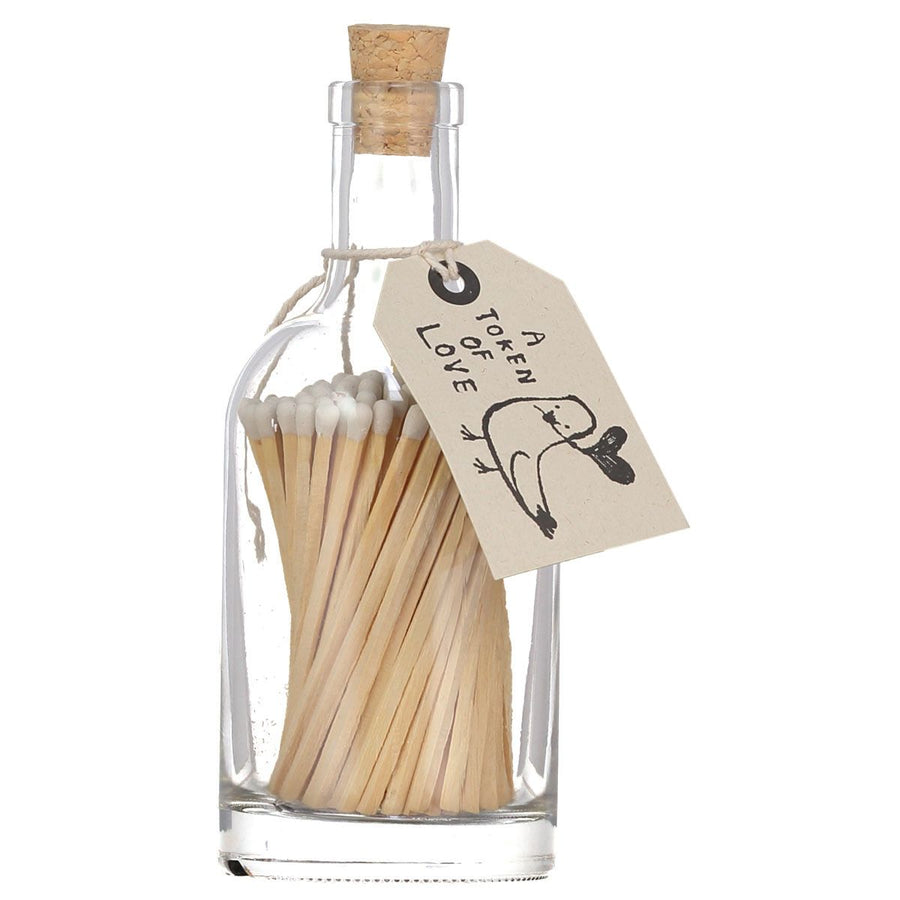 A Token Of Love Glass Bottle of Matches