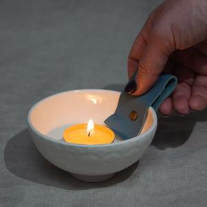 Candle Bowl Ceramic Tealight Holder | Handmade by Katie Bentley