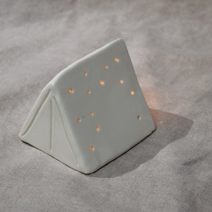 Tent Tea Light Holder | Handmade by Katie Bentley