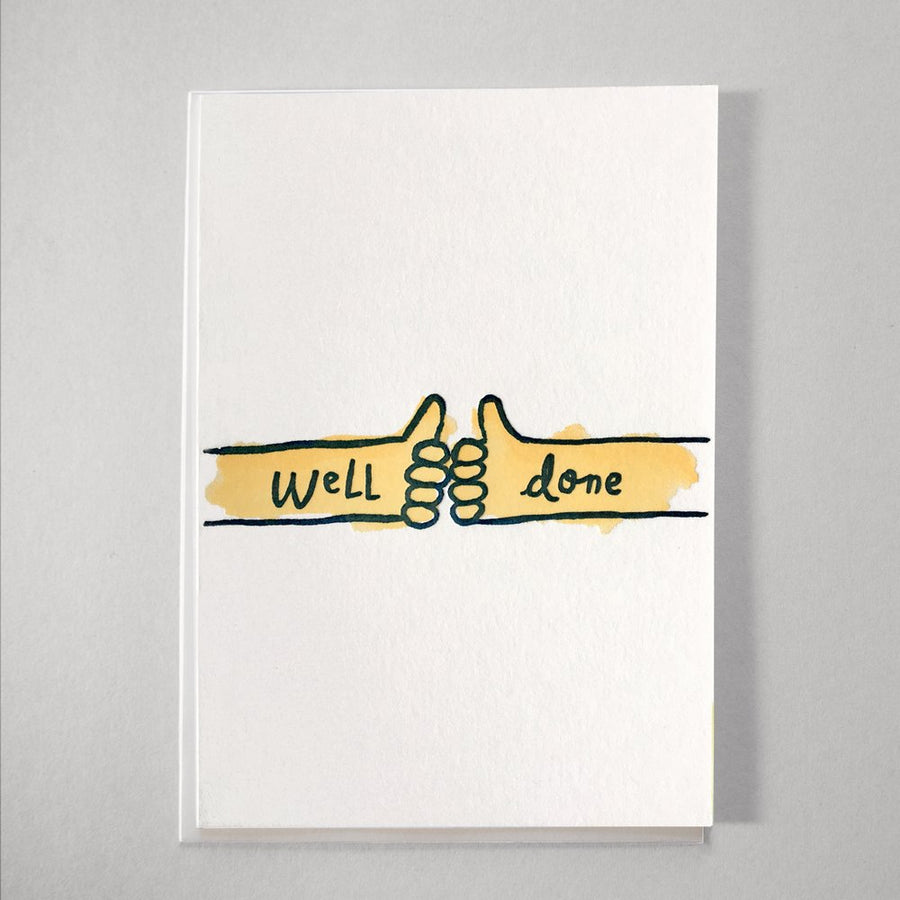Well Done Letterpress Greeting Card