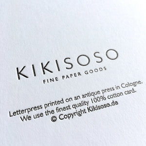 Wine O'Clock Letterpress Greeting Card