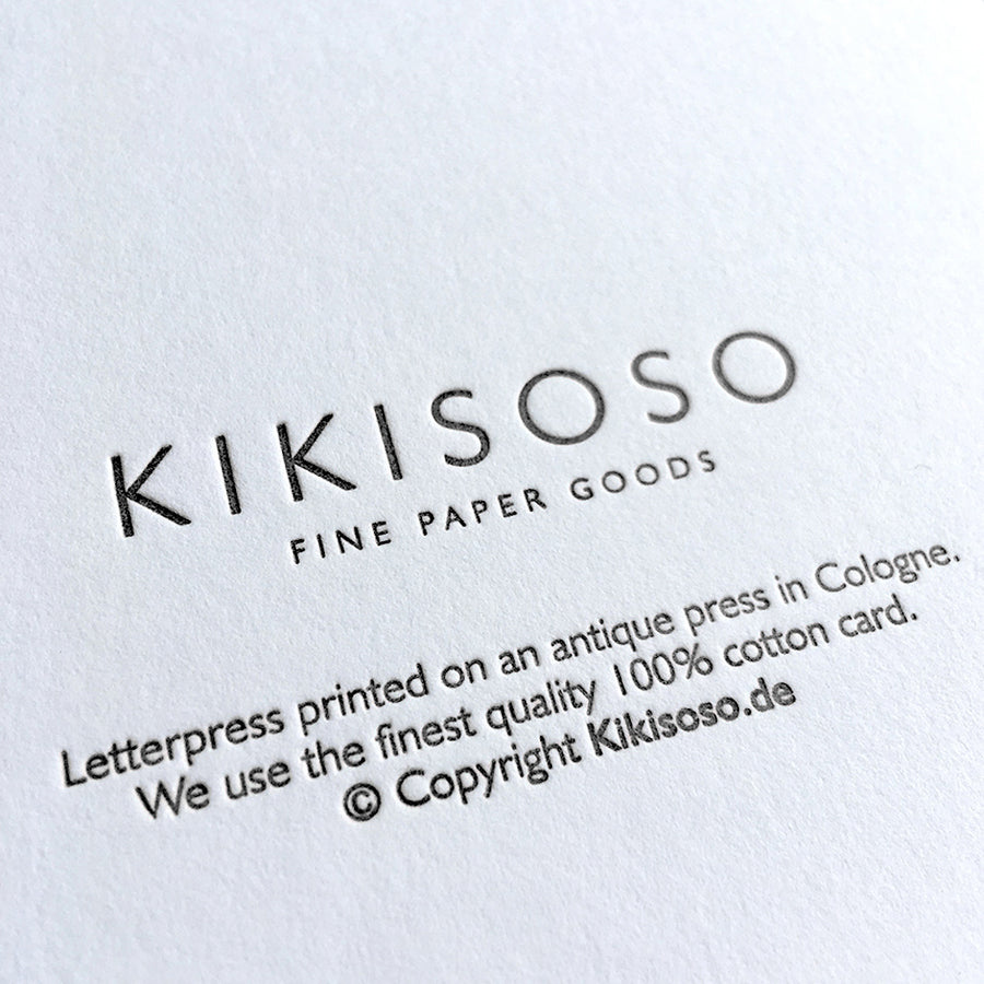 Wine O'Clock Letterpress Greeting Card