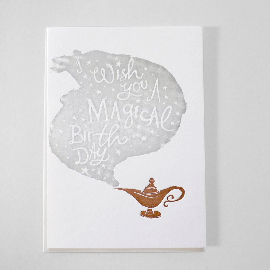 Have A Magical Birthday Letterpress Greeting Card